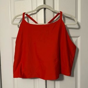 Old Navy Powersoft, Active, Longline, Red, Sports bra
